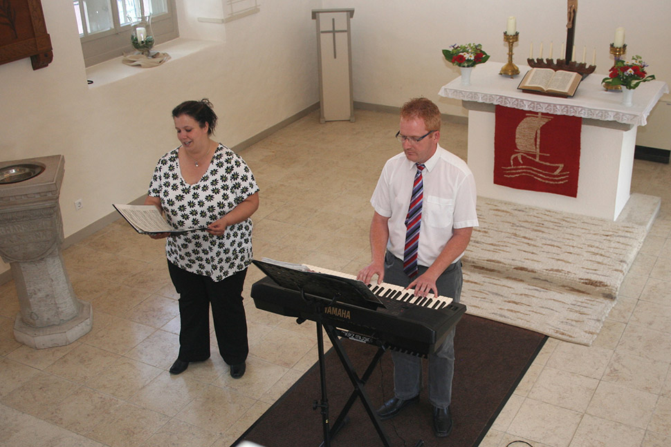 Solo-Gesang in der Kirche